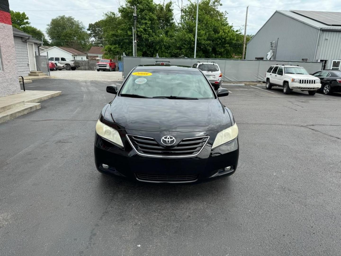 2008 BLACK TOYOTA CAMRY CE (4T1BE46K38U) with an 2.4L engine, Automatic transmission, located at 3100 Covert Avenue, Evansville, IN, 47714, (812) 473-4492, 37.955418, -87.512238 - Photo#1