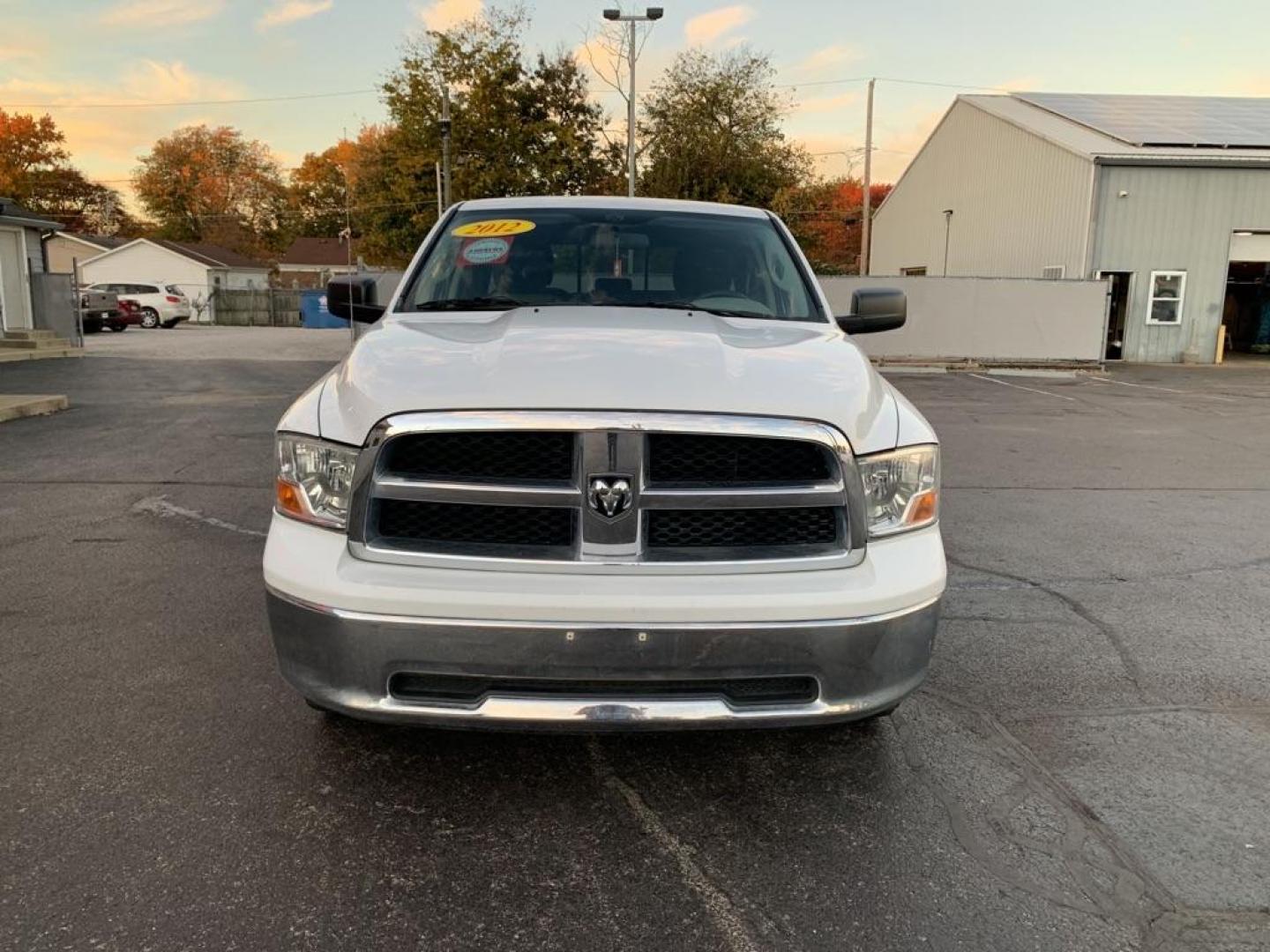 2012 WHITE DODGE RAM 1500 SLT (1C6RD7GP6CS) with an 4.7L engine, Automatic transmission, located at 3100 Covert Avenue, Evansville, IN, 47714, (812) 473-4492, 37.955418, -87.512238 - P0420 Catalyst inefficiency code present - Photo#1