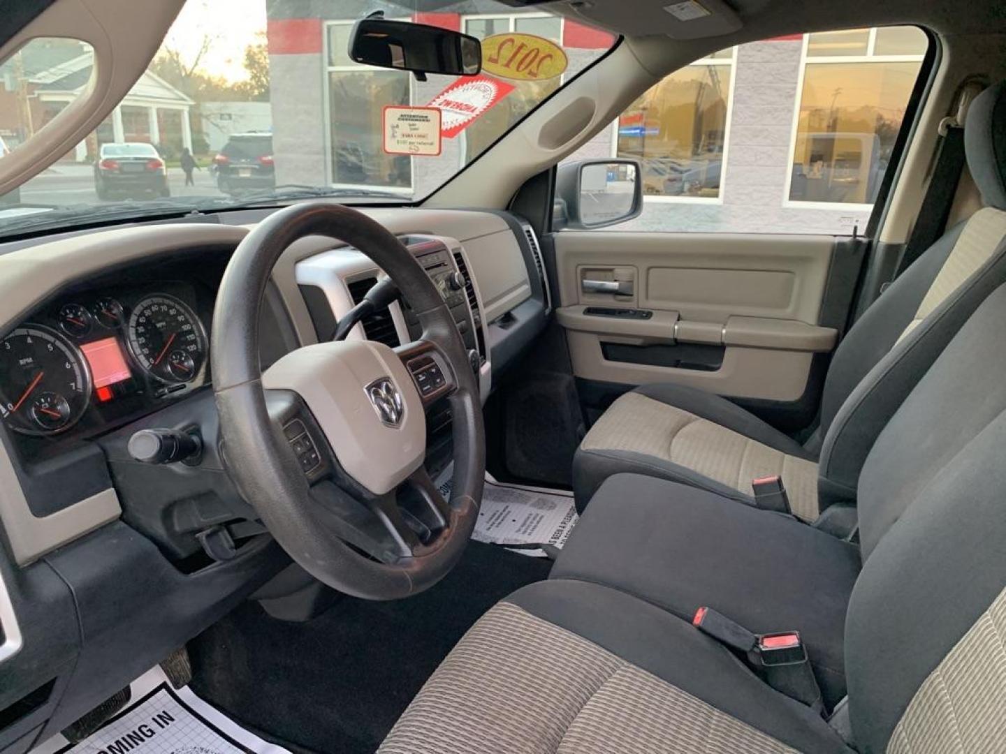 2012 WHITE DODGE RAM 1500 SLT (1C6RD7GP6CS) with an 4.7L engine, Automatic transmission, located at 3100 Covert Avenue, Evansville, IN, 47714, (812) 473-4492, 37.955418, -87.512238 - P0420 Catalyst inefficiency code present - Photo#5