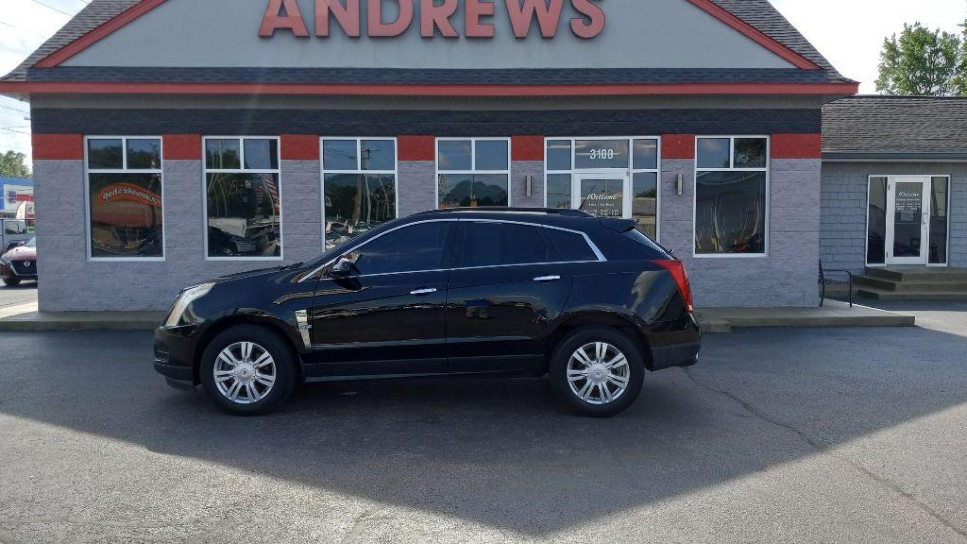 2010 BLACK CADILLAC SRX (3GYFNGEY9AS) with an 3.0L engine, Automatic transmission, located at 3100 Covert Avenue, Evansville, IN, 47714, (812) 473-4492, 37.955418, -87.512238 - Photo#0