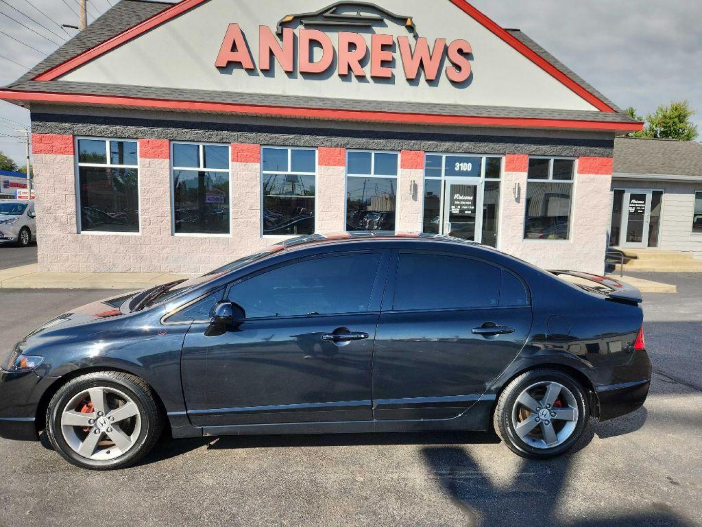 2008 BLACK HONDA CIVIC EXL (1HGFA16948L) with an 1.8L engine, Automatic transmission, located at 3100 Covert Avenue, Evansville, IN, 47714, (812) 473-4492, 37.955418, -87.512238 - Photo#0