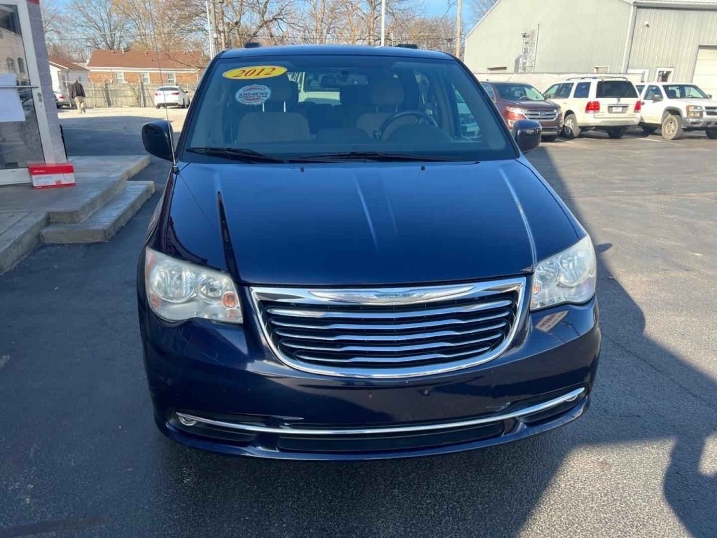 2012 BLUE CHRYSLER TOWN and COUNTRY TOURING (2C4RC1BG1CR) with an 3.6L engine, Automatic transmission, located at 3100 Covert Avenue, Evansville, IN, 47714, (812) 473-4492, 37.955418, -87.512238 - Photo#0