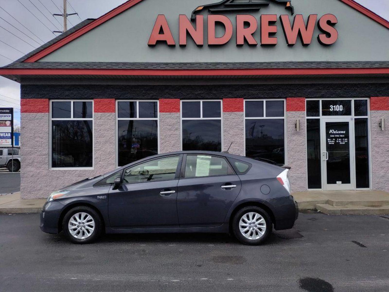 2014 SILVER TOYOTA PRIUS PLUG-IN (JTDKN3DP4E3) with an 1.8L engine, Continuously Variable transmission, located at 3100 Covert Avenue, Evansville, IN, 47714, (812) 473-4492, 37.955418, -87.512238 - Photo #0