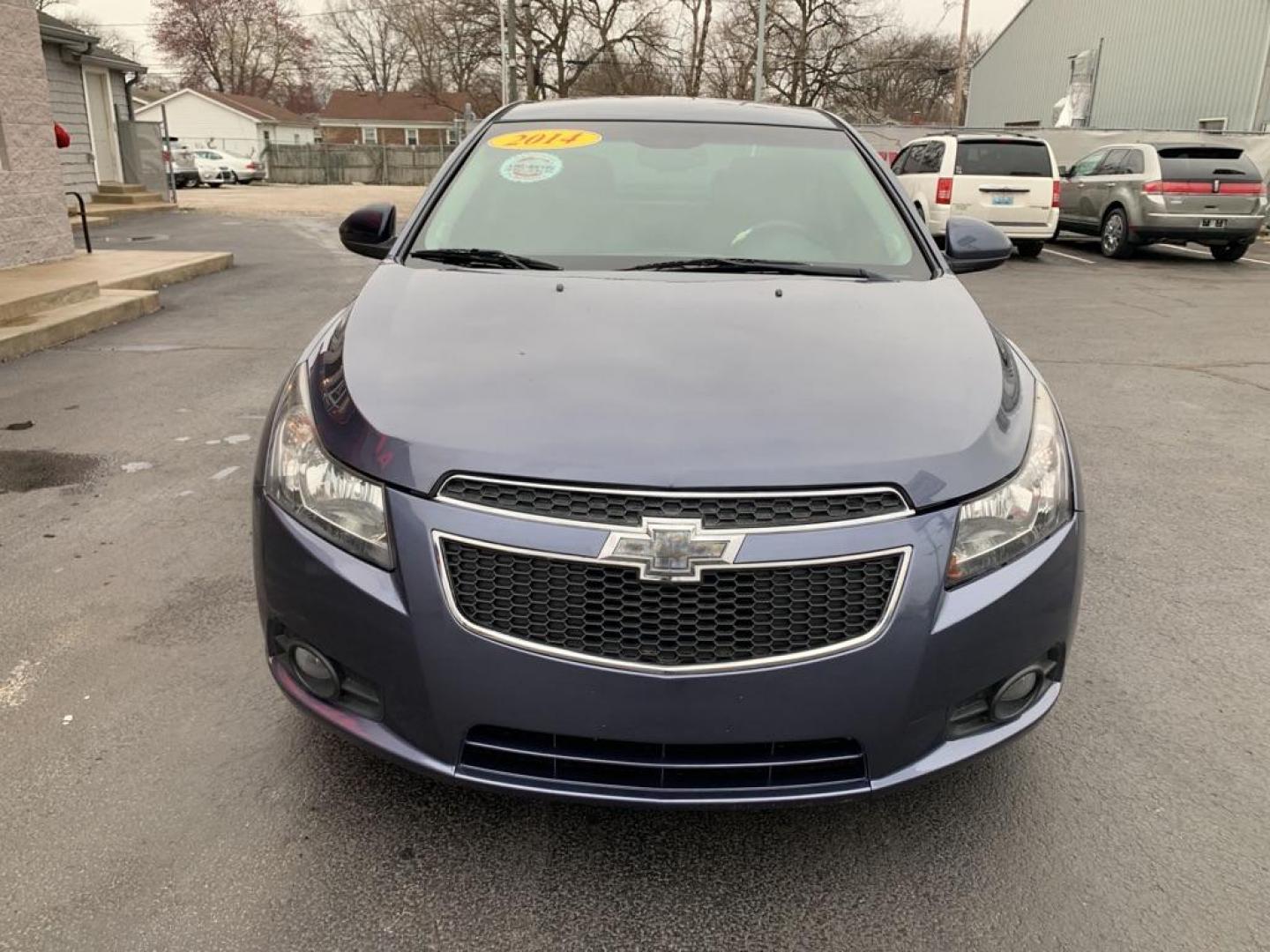 2014 BLUE CHEVROLET CRUZE LT (1G1PC5SB3E7) with an 1.4L engine, Automatic transmission, located at 3100 Covert Avenue, Evansville, IN, 47714, (812) 473-4492, 37.955418, -87.512238 - Photo#1