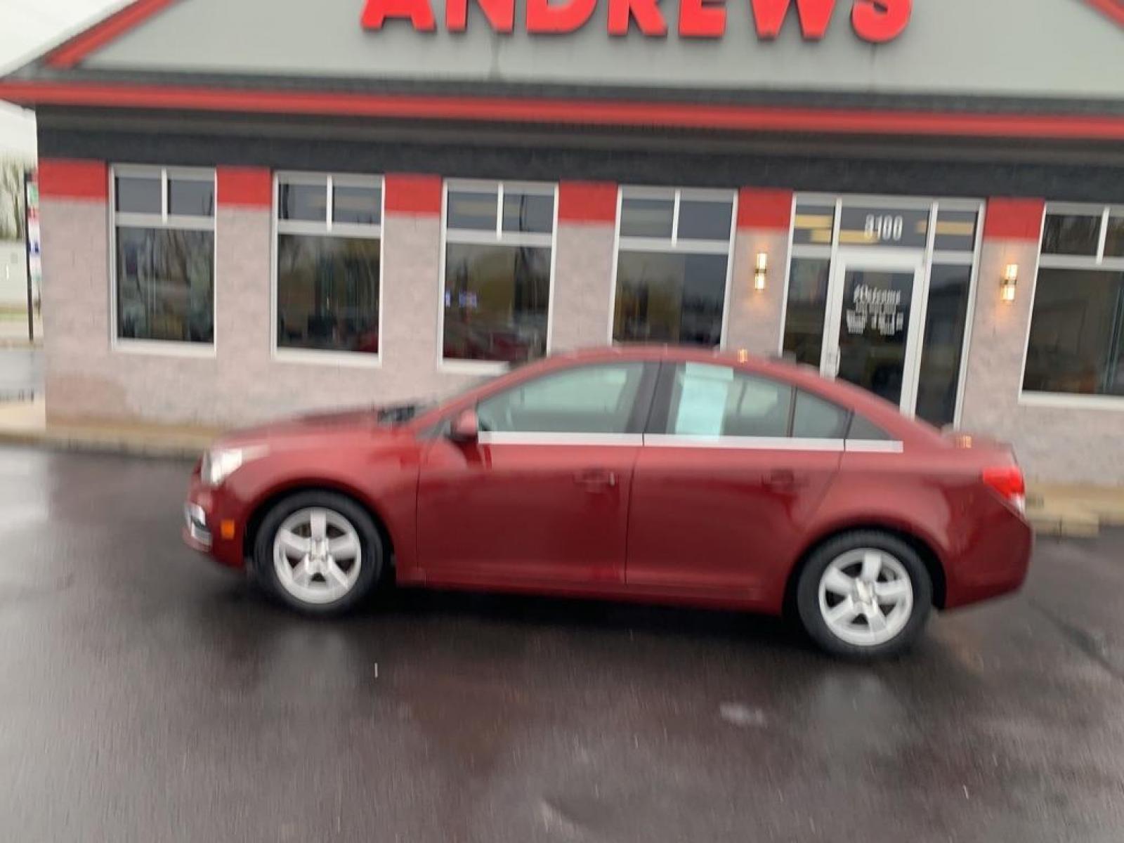 2016 RED CHEVROLET CRUZE LIMITED LT (1G1PE5SB2G7) with an 1.4L engine, Automatic transmission, located at 3100 Covert Avenue, Evansville, IN, 47714, (812) 473-4492, 37.955418, -87.512238 - Photo #0