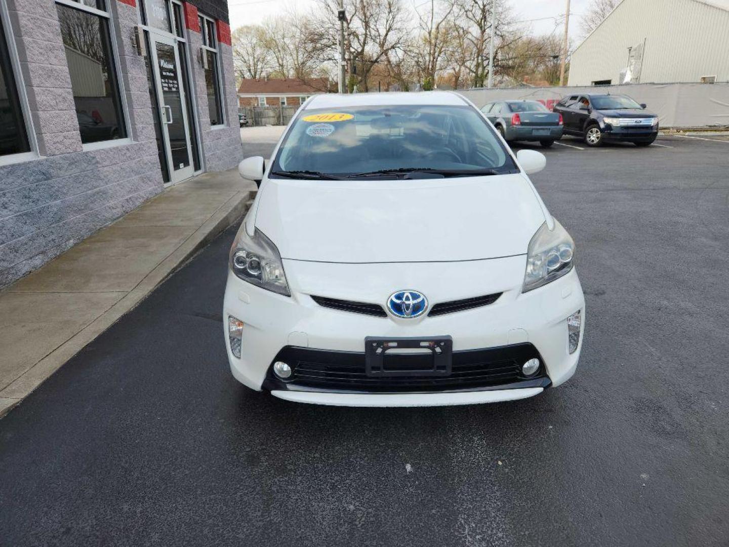 2013 WHITE TOYOTA PRIUS (JTDKN3DU9D5) with an 1.8L engine, Continuously Variable transmission, located at 3100 Covert Avenue, Evansville, IN, 47714, (812) 473-4492, 37.955418, -87.512238 - Photo#1