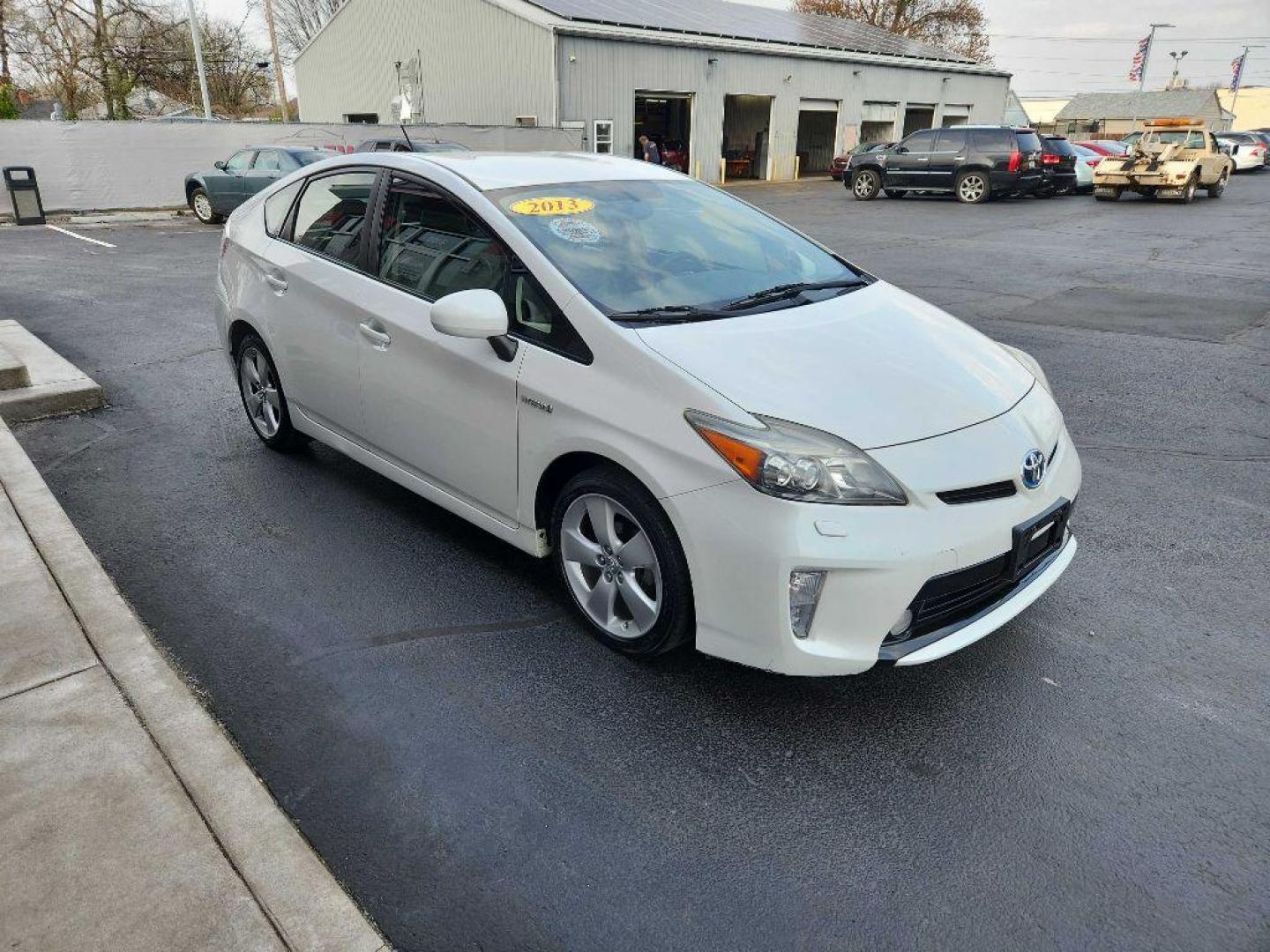 2013 WHITE TOYOTA PRIUS (JTDKN3DU9D5) with an 1.8L engine, Continuously Variable transmission, located at 3100 Covert Avenue, Evansville, IN, 47714, (812) 473-4492, 37.955418, -87.512238 - Photo#2