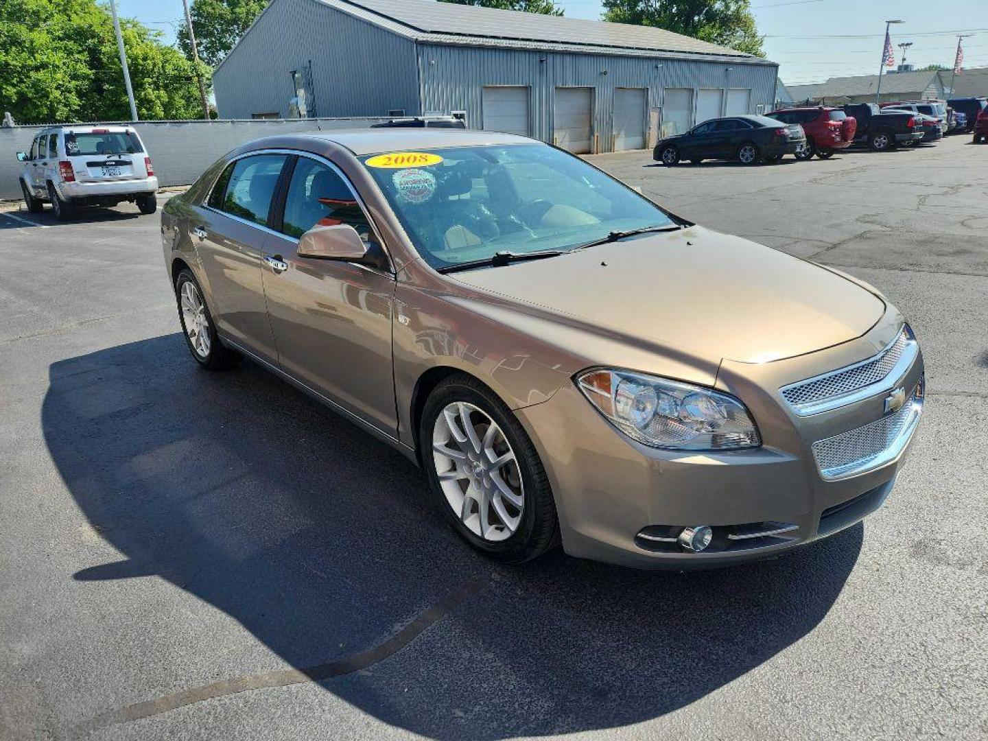 2008 TAN CHEVROLET MALIBU LTZ (1G1ZK57748F) with an 3.6L engine, Automatic transmission, located at 3100 Covert Avenue, Evansville, IN, 47714, (812) 473-4492, 37.955418, -87.512238 - Photo#2