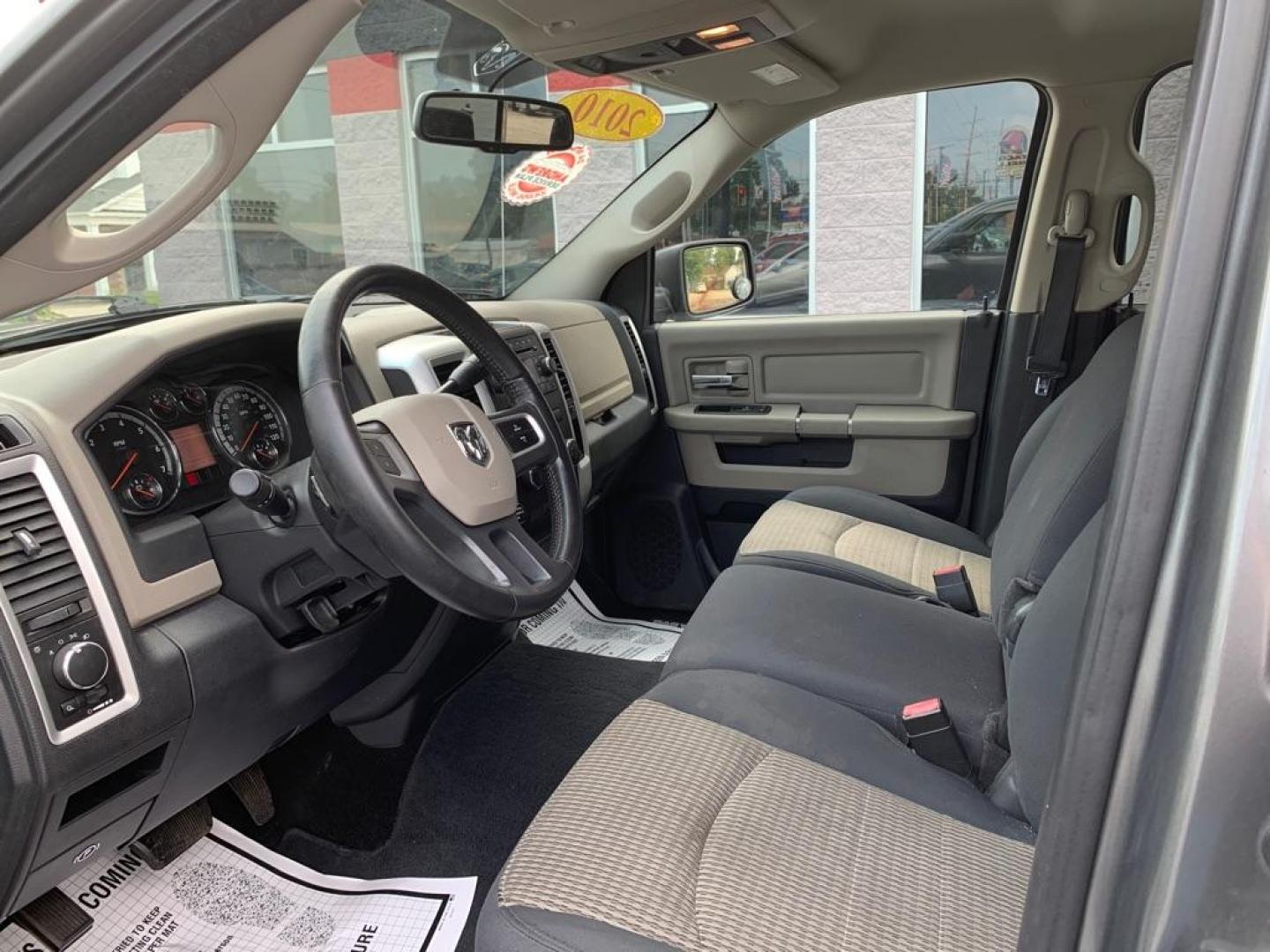 2010 GRAY DODGE RAM 1500 (1D7RV1CT5AS) with an 5.7L engine, Automatic transmission, located at 3100 Covert Avenue, Evansville, IN, 47714, (812) 473-4492, 37.955418, -87.512238 - Photo#4