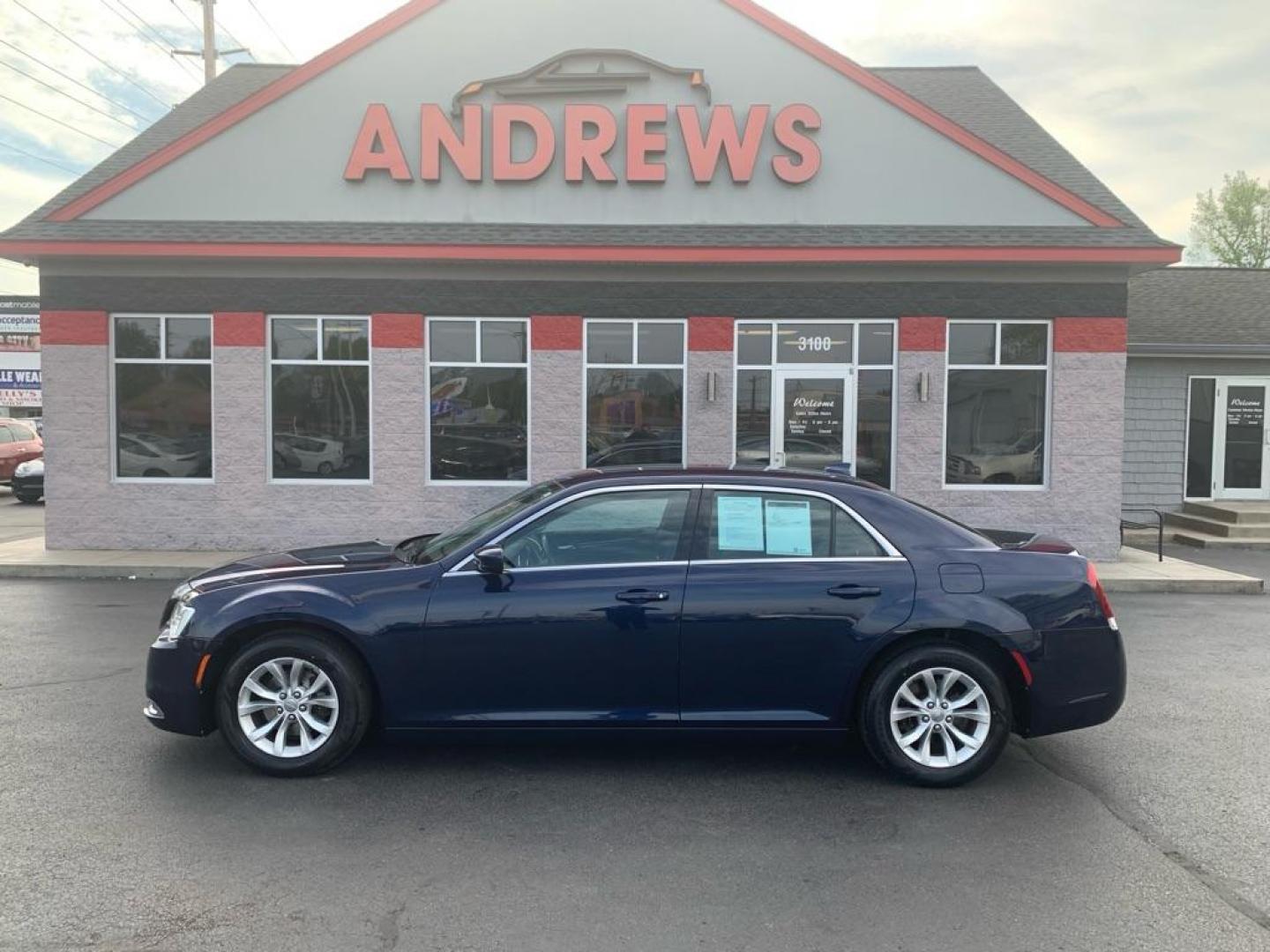 2016 BLUE CHRYSLER 300 LIMITED (2C3CCAAG3GH) with an 3.6L engine, Automatic transmission, located at 3100 Covert Avenue, Evansville, IN, 47714, (812) 473-4492, 37.955418, -87.512238 - Photo#0
