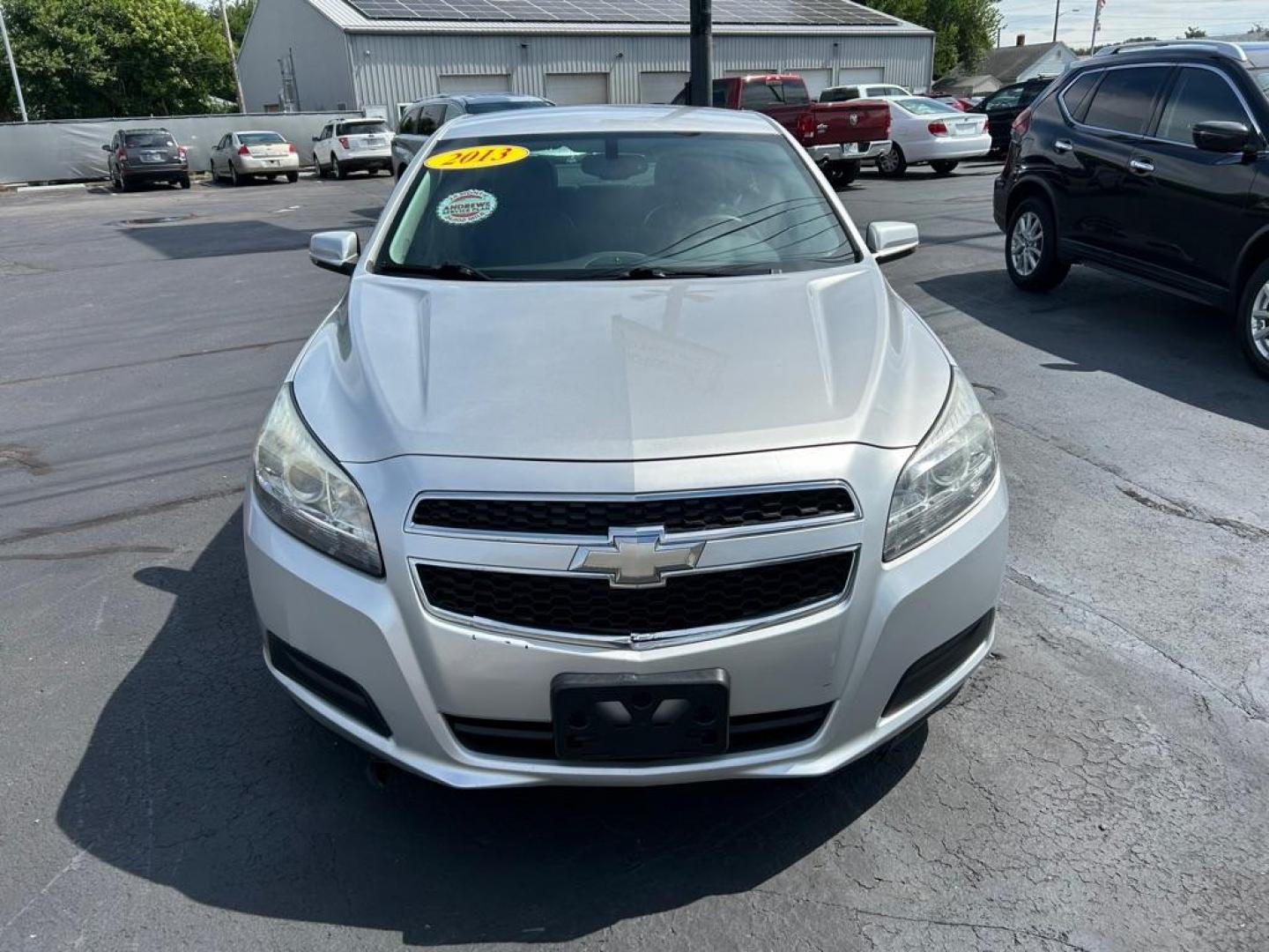 2013 SILVER CHEVROLET MALIBU 1LT (1G11C5SA2DF) with an 2.5L engine, Automatic transmission, located at 3100 Covert Avenue, Evansville, IN, 47714, (812) 473-4492, 37.955418, -87.512238 - Photo#2