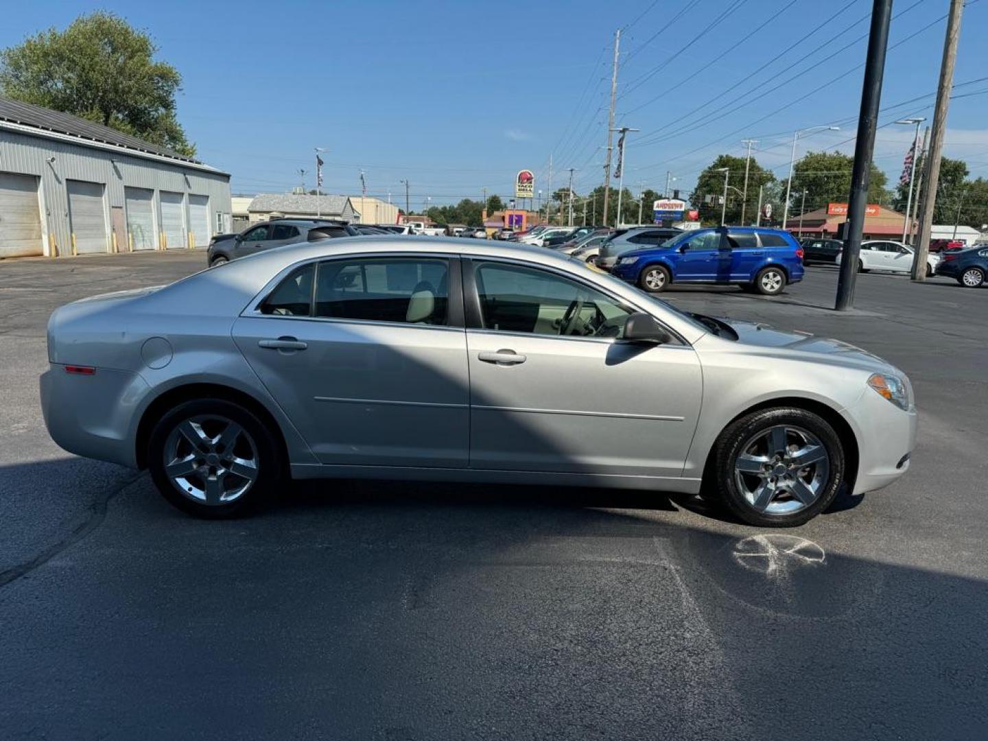 2012 SILVER CHEVROLET MALIBU LS (1G1ZB5E02CF) with an 2.4L engine, Automatic transmission, located at 3100 Covert Avenue, Evansville, IN, 47714, (812) 473-4492, 37.955418, -87.512238 - Photo#2