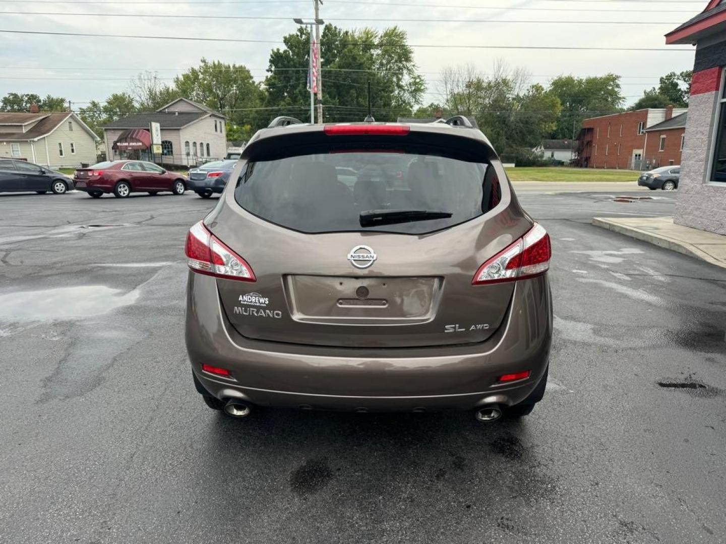 2013 BRONZE NISSAN MURANO S (JN8AZ1MW3DW) with an 3.5L engine, Automatic transmission, located at 3100 Covert Avenue, Evansville, IN, 47714, (812) 473-4492, 37.955418, -87.512238 - Photo#3