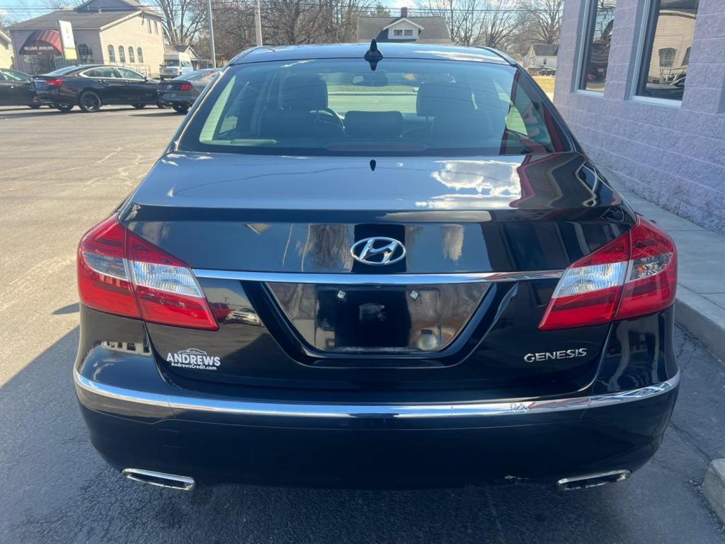 2013 BLACK HYUNDAI GENESIS 3.8L (KMHGC4DD0DU) with an 3.8L engine, Automatic transmission, located at 3100 Covert Avenue, Evansville, IN, 47714, (812) 473-4492, 37.955418, -87.512238 - Photo#3