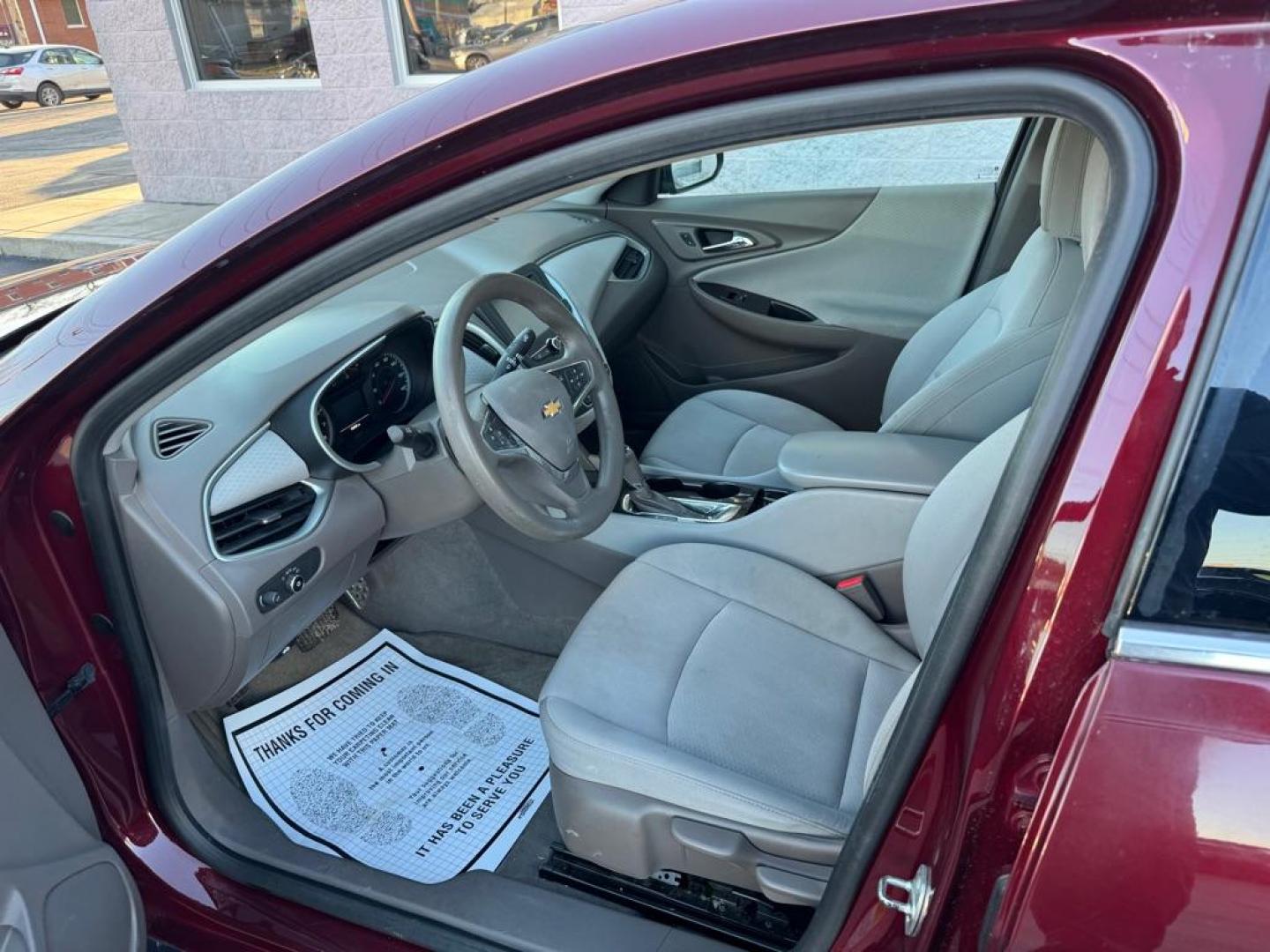 2016 MAROON CHEVROLET MALIBU LS (1G1ZB5STXGF) with an 1.5L engine, Automatic transmission, located at 3100 Covert Avenue, Evansville, IN, 47714, (812) 473-4492, 37.955418, -87.512238 - Photo#4