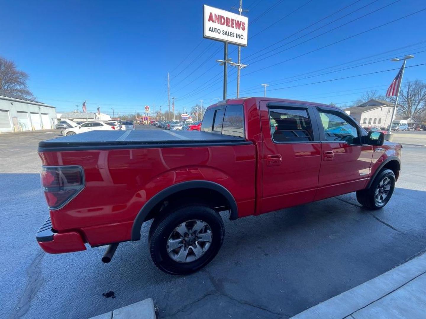 2011 RED FORD F150 SUPERCREW (1FTFW1ET7BK) with an 3.5L engine, Automatic transmission, located at 3100 Covert Avenue, Evansville, IN, 47714, (812) 473-4492, 37.955418, -87.512238 - Photo#2