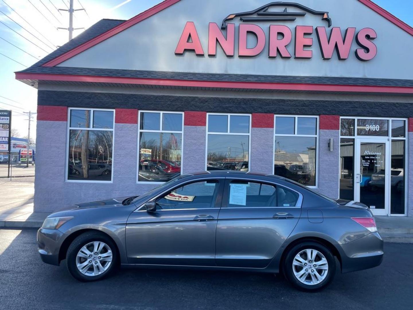 2010 GRAY HONDA ACCORD LXP (1HGCP2F42AA) with an 2.4L engine, Automatic transmission, located at 3100 Covert Avenue, Evansville, IN, 47714, (812) 473-4492, 37.955418, -87.512238 - Photo#0