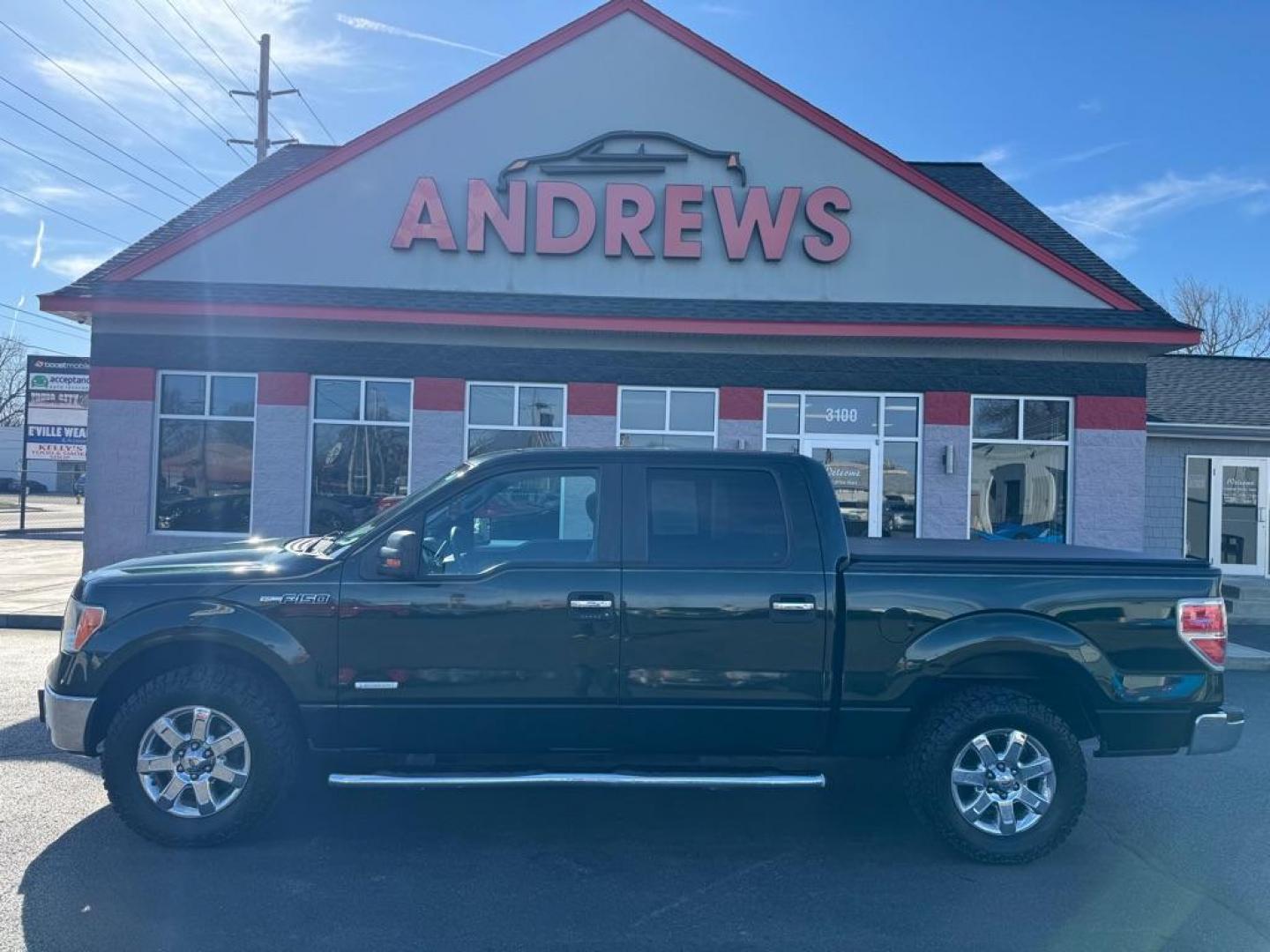 2014 GREEN FORD F150 SUPERCREW (1FTFW1CT2EF) with an 3.5L engine, Automatic transmission, located at 3100 Covert Avenue, Evansville, IN, 47714, (812) 473-4492, 37.955418, -87.512238 - Photo#0