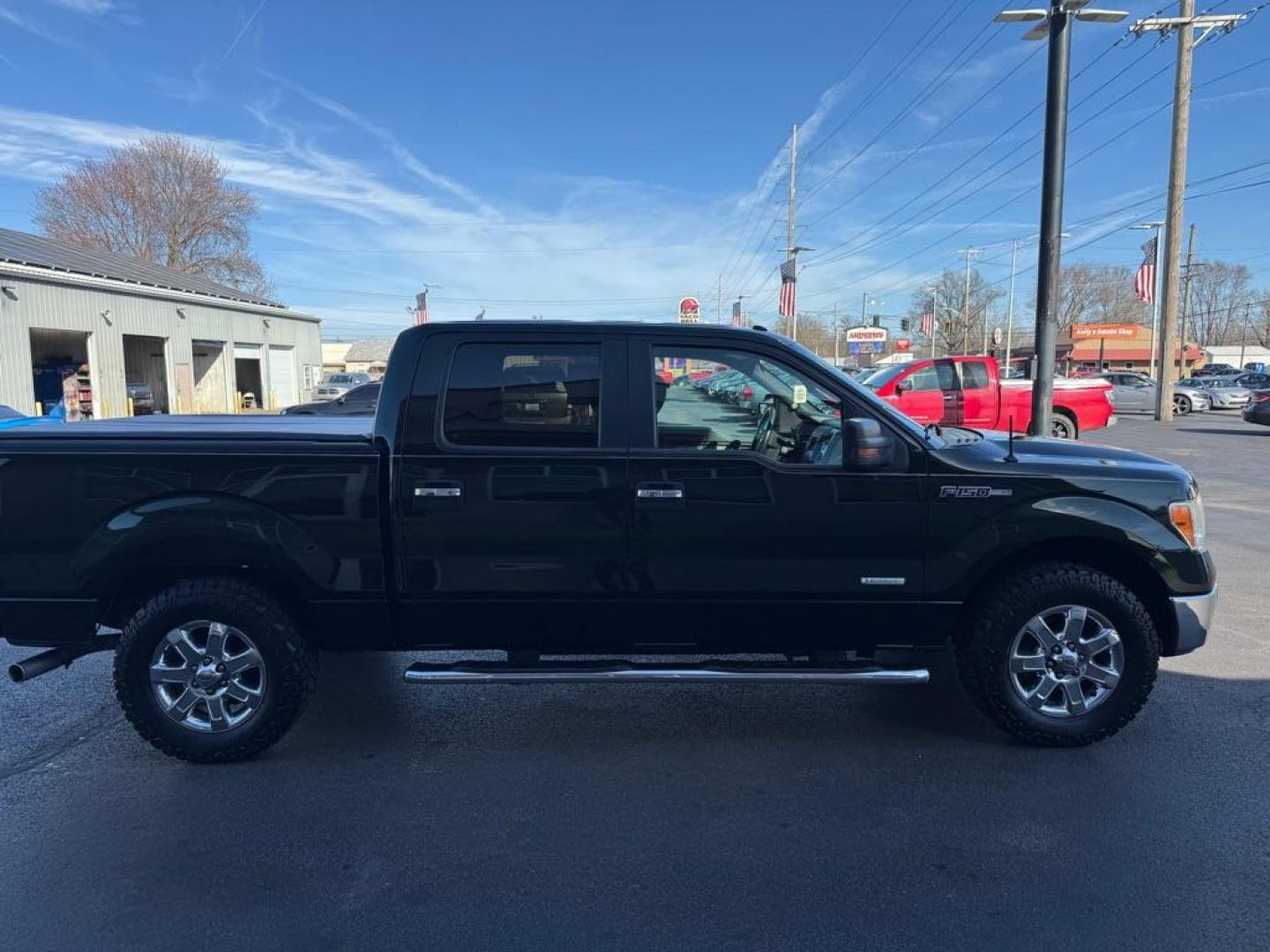 2014 GREEN FORD F150 SUPERCREW (1FTFW1CT2EF) with an 3.5L engine, Automatic transmission, located at 3100 Covert Avenue, Evansville, IN, 47714, (812) 473-4492, 37.955418, -87.512238 - Photo#2