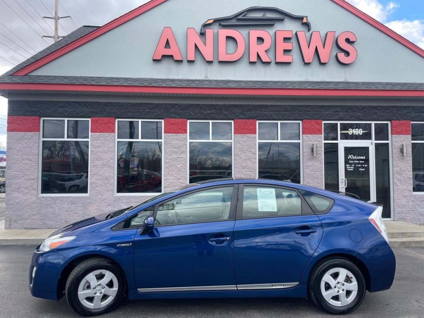 2011 BLUE TOYOTA PRIUS (JTDKN3DU8B0) with an 1.8L engine, Continuously Variable transmission, located at 3100 Covert Avenue, Evansville, IN, 47714, (812) 473-4492, 37.955418, -87.512238 - Photo#0