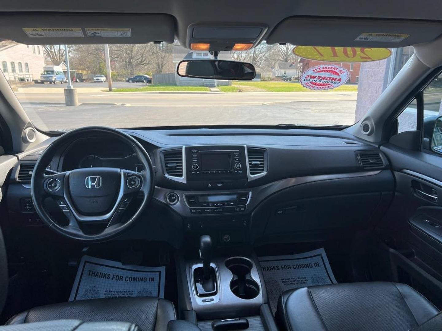 2017 GRAY HONDA RIDGELINE RTL (5FPYK3F50HB) with an 3.5L engine, Automatic transmission, located at 3100 Covert Avenue, Evansville, IN, 47714, (812) 473-4492, 37.955418, -87.512238 - Photo#7