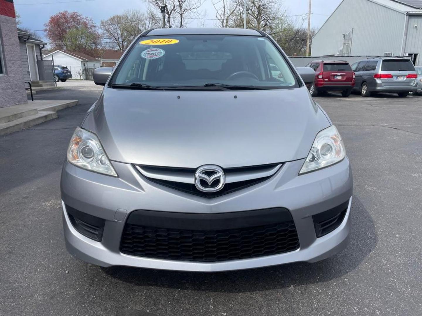 2010 GRAY MAZDA 5 (JM1CR2W33A0) with an 2.3L engine, Automatic transmission, located at 3100 Covert Avenue, Evansville, IN, 47714, (812) 473-4492, 37.955418, -87.512238 - Photo#1