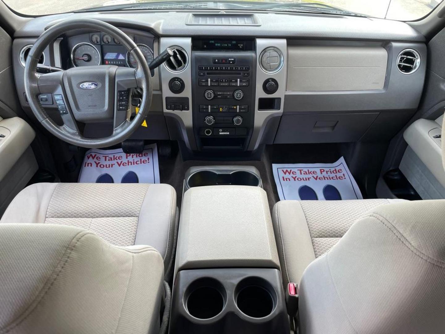 2010 BLACK FORD F150 XLT SUPER CAB (1FTFX1EV2AF) with an 5.4L engine, Automatic transmission, located at 3100 Covert Avenue, Evansville, IN, 47714, (812) 473-4492, 37.955418, -87.512238 - Photo#4