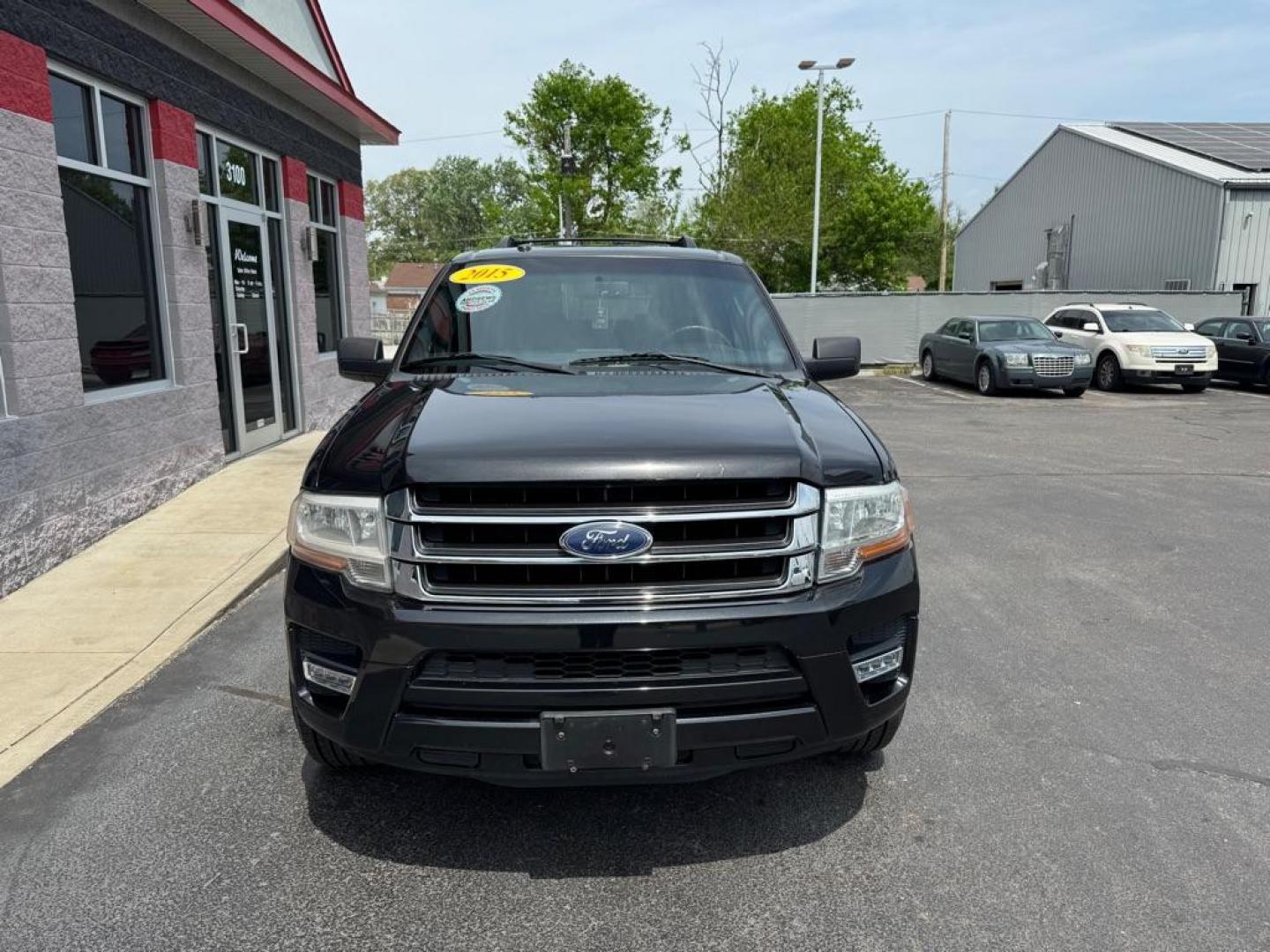 2015 BLACK FORD EXPEDITION EL XLT (1FMJK1HT1FE) with an 3.5L engine, Automatic transmission, located at 3100 Covert Avenue, Evansville, IN, 47714, (812) 473-4492, 37.955418, -87.512238 - Photo#1