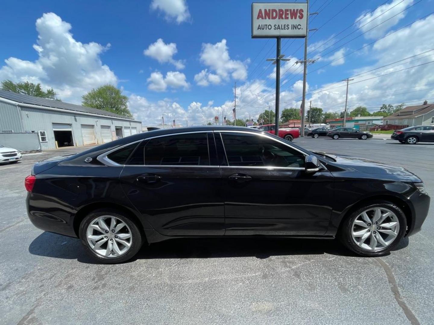 2019 BLACK CHEVROLET IMPALA LT (2G11Z5S38K9) with an 3.6L engine, Automatic transmission, located at 3100 Covert Avenue, Evansville, IN, 47714, (812) 473-4492, 37.955418, -87.512238 - Photo#2
