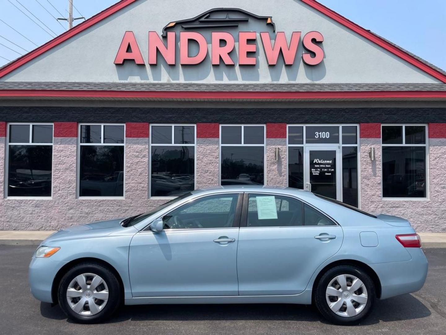 2009 BLUE TOYOTA CAMRY BASE (4T4BE46K69R) with an 2.4L engine, Automatic transmission, located at 3100 Covert Avenue, Evansville, IN, 47714, (812) 473-4492, 37.955418, -87.512238 - Photo#0