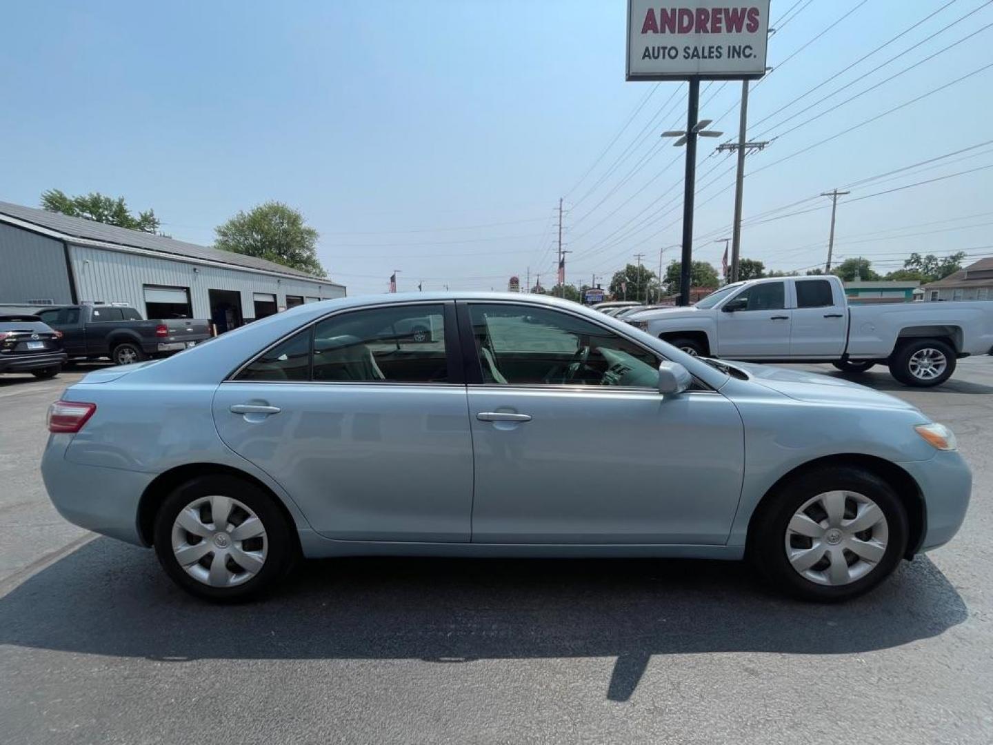 2009 BLUE TOYOTA CAMRY BASE (4T4BE46K69R) with an 2.4L engine, Automatic transmission, located at 3100 Covert Avenue, Evansville, IN, 47714, (812) 473-4492, 37.955418, -87.512238 - Photo#2