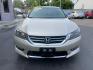 2013 GOLD HONDA ACCORD EXL (1HGCR2F8XDA) with an 2.4L engine, Continuously Variable transmission, located at 3100 Covert Avenue, Evansville, IN, 47714, (812) 473-4492, 37.955418, -87.512238 - Photo#1