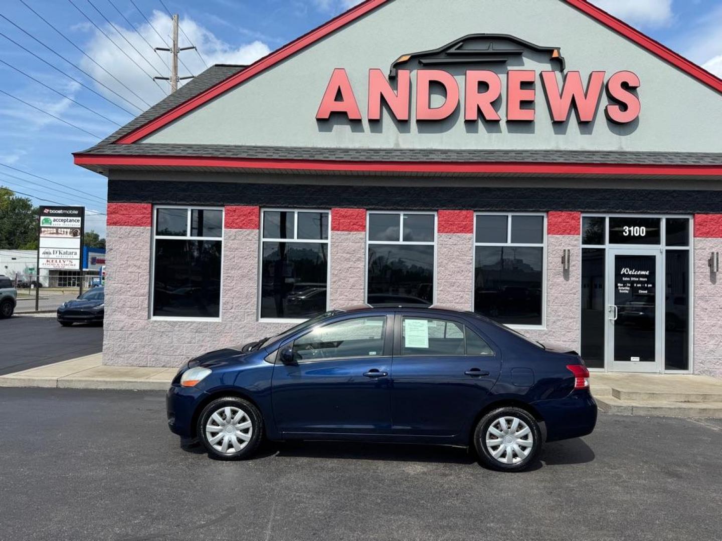2008 BLUE TOYOTA YARIS (JTDBT923881) with an 1.5L engine, Automatic transmission, located at 3100 Covert Avenue, Evansville, IN, 47714, (812) 473-4492, 37.955418, -87.512238 - Photo#0