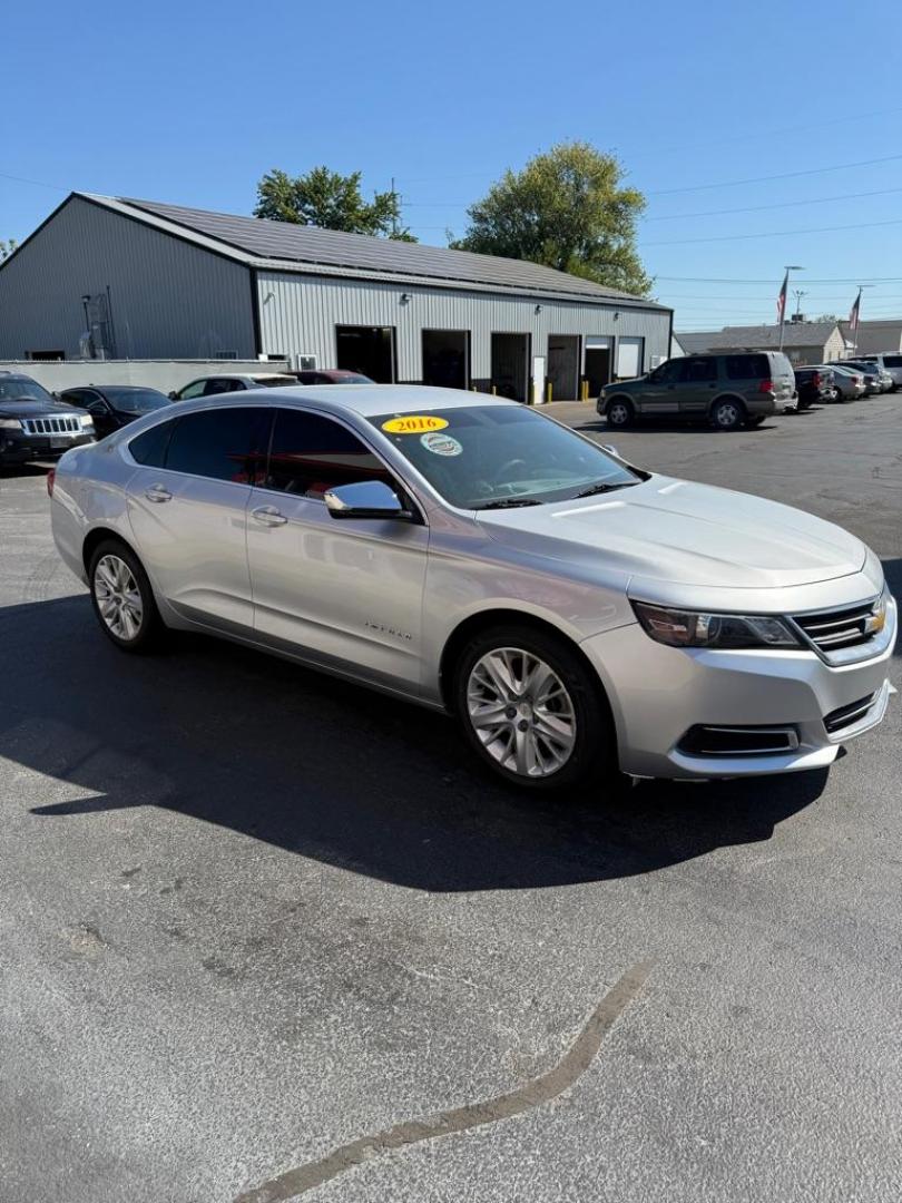 2016 SILVER CHEVROLET IMPALA LS (2G11X5SA6G9) with an 2.5L engine, Automatic transmission, located at 3100 Covert Avenue, Evansville, IN, 47714, (812) 473-4492, 37.955418, -87.512238 - Photo#2