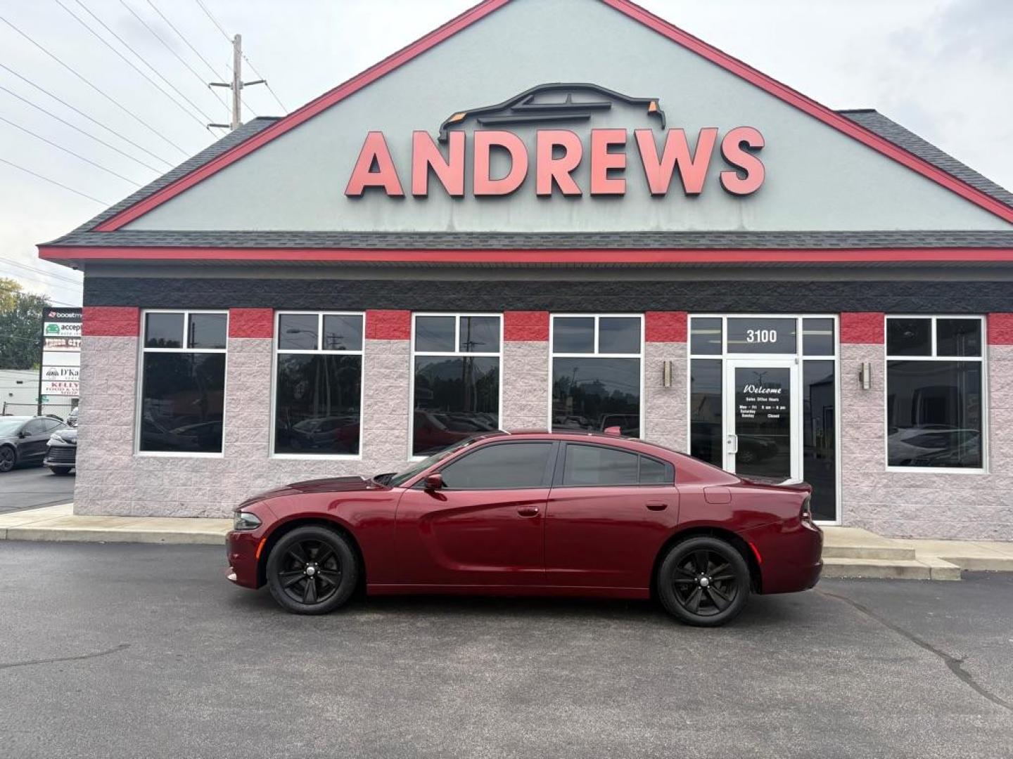 2018 RED DODGE CHARGER SXT PLUS (2C3CDXHG2JH) with an 3.6L engine, Automatic transmission, located at 3100 Covert Avenue, Evansville, IN, 47714, (812) 473-4492, 37.955418, -87.512238 - Photo#0