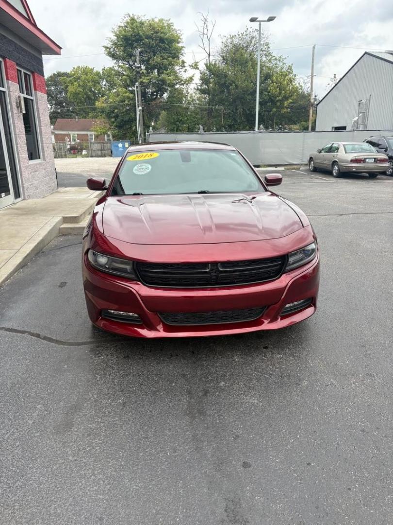 2018 RED DODGE CHARGER SXT PLUS (2C3CDXHG2JH) with an 3.6L engine, Automatic transmission, located at 3100 Covert Avenue, Evansville, IN, 47714, (812) 473-4492, 37.955418, -87.512238 - Photo#1
