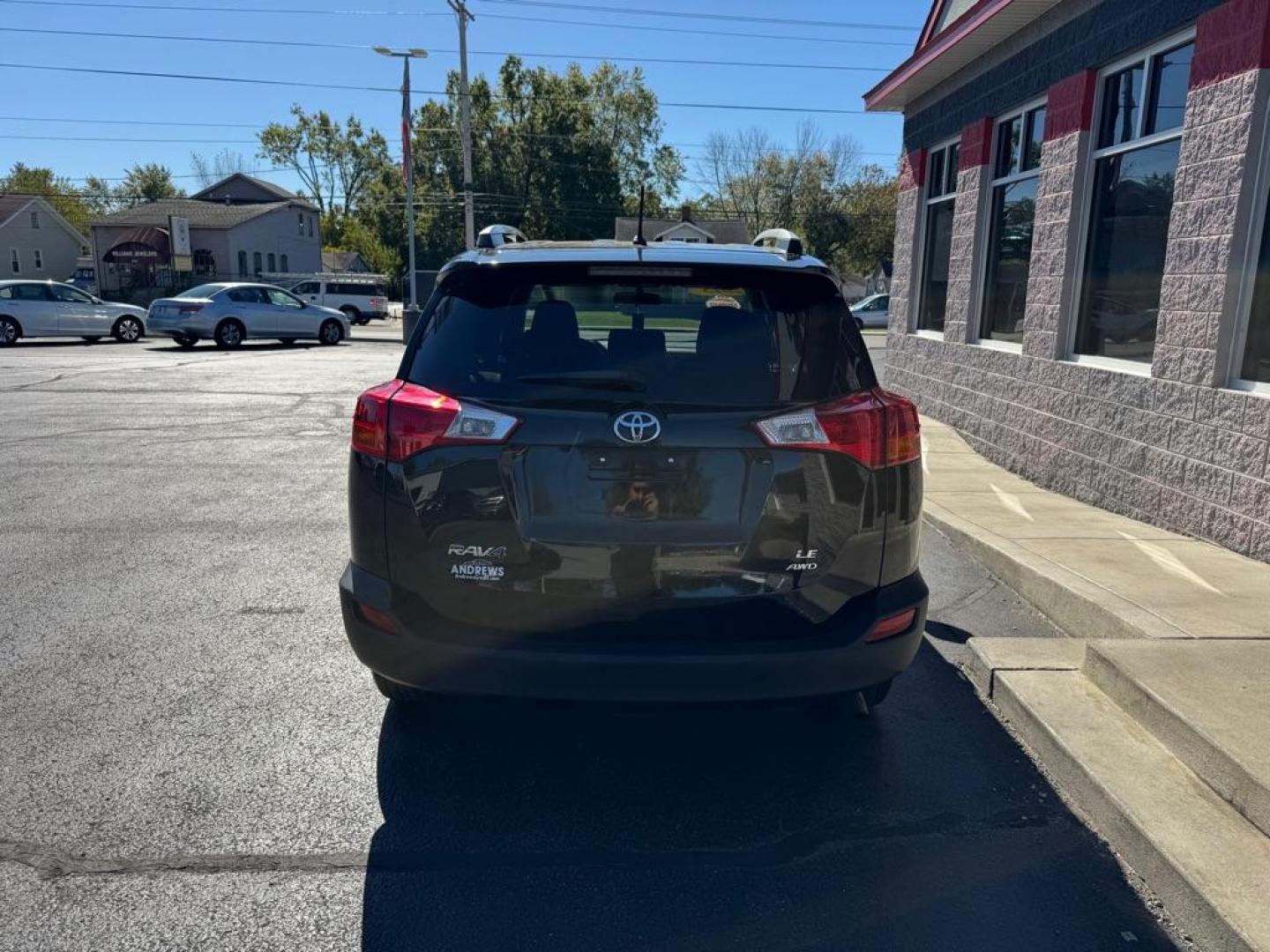 2015 BLACK TOYOTA RAV4 LE (2T3BFREV5FW) with an 2.5L engine, Automatic transmission, located at 3100 Covert Avenue, Evansville, IN, 47714, (812) 473-4492, 37.955418, -87.512238 - Photo#3