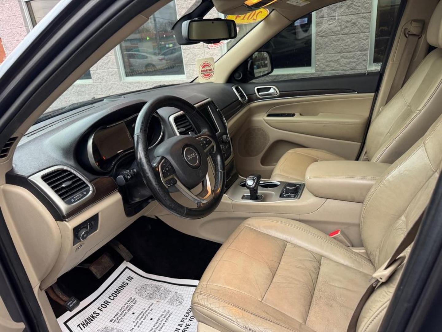 2014 GRAY JEEP GRAND CHEROKEE LIMITED (1C4RJFBG5EC) with an 3.6L engine, Automatic transmission, located at 3100 Covert Avenue, Evansville, IN, 47714, (812) 473-4492, 37.955418, -87.512238 - Photo#4