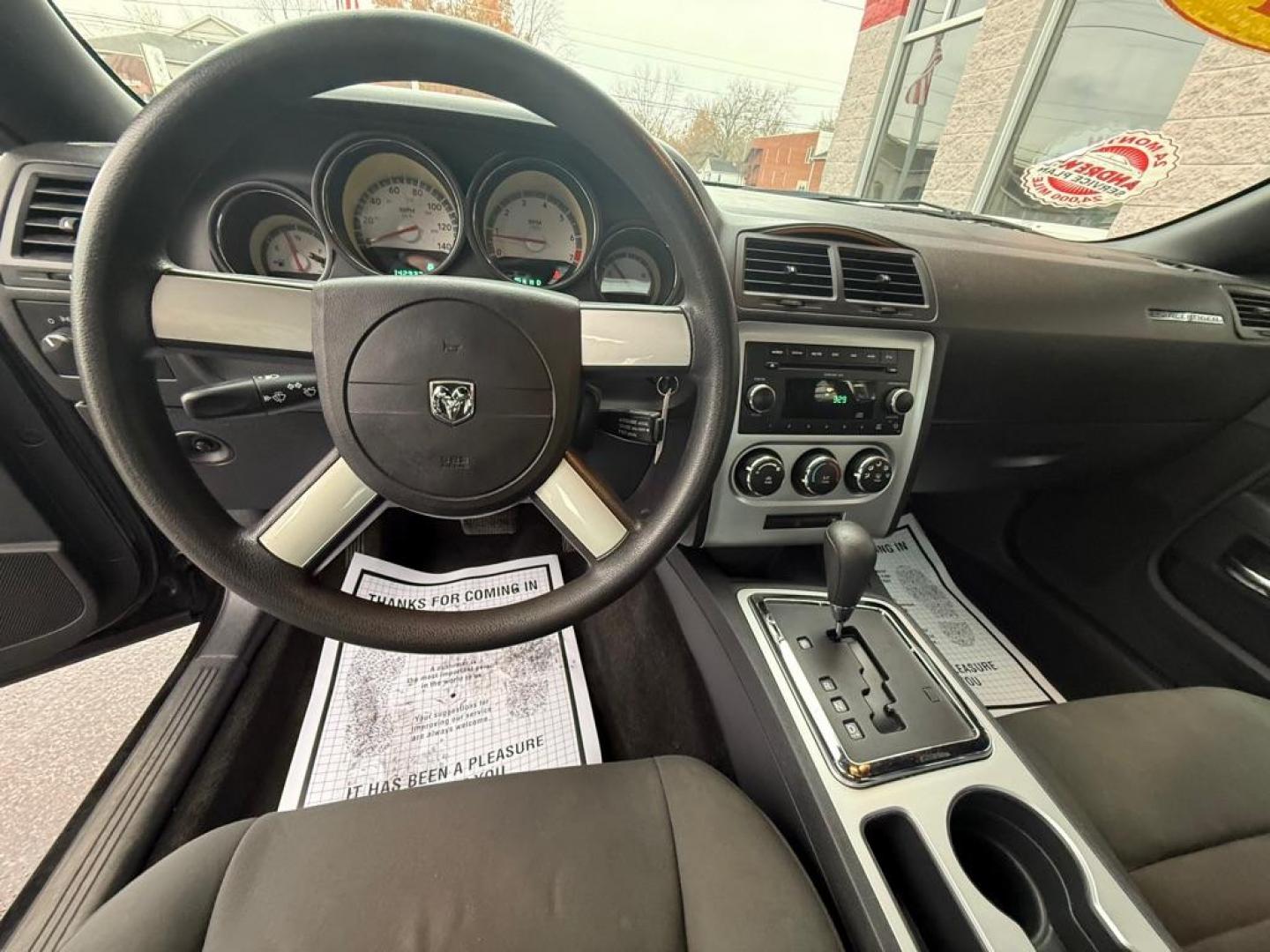 2010 BLACK DODGE CHALLENGER SE (2B3CJ4DV7AH) with an 3.5L engine, Automatic transmission, located at 3100 Covert Avenue, Evansville, IN, 47714, (812) 473-4492, 37.955418, -87.512238 - Photo#4