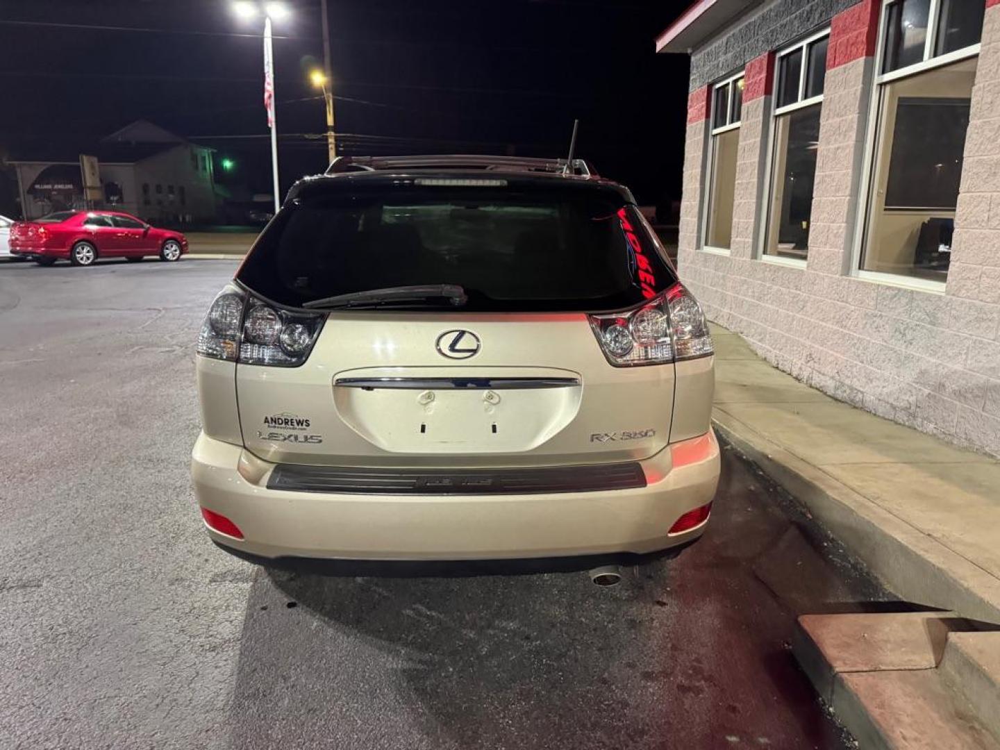 2008 GOLD LEXUS RX350 (JTJHK31U782) with an 3.5L engine, Automatic transmission, located at 3100 Covert Avenue, Evansville, IN, 47714, (812) 473-4492, 37.955418, -87.512238 - Photo#3