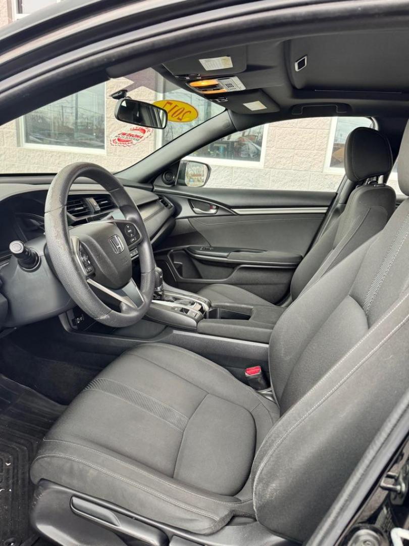 2017 BLACK HONDA CIVIC EX (SHHFK7H52HU) with an 1.5L engine, Continuously Variable transmission, located at 3100 Covert Avenue, Evansville, IN, 47714, (812) 473-4492, 37.955418, -87.512238 - Photo#4