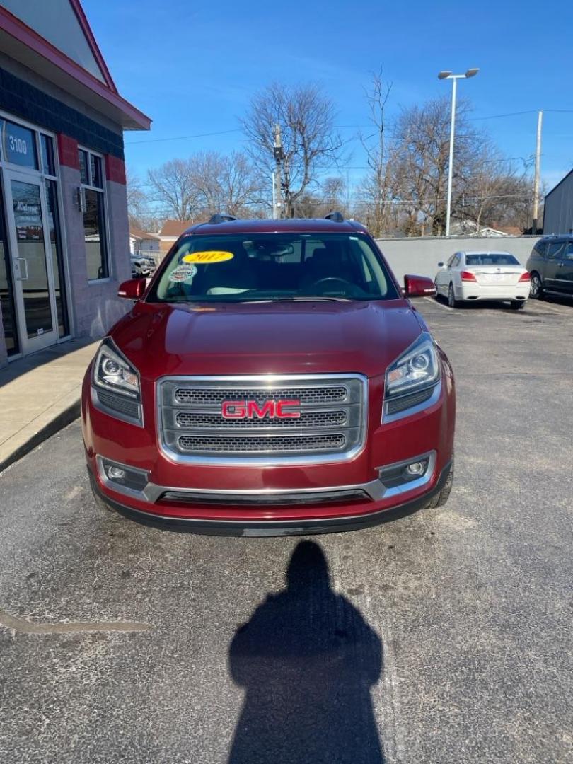 2017 MAROON GMC ACADIA LIMITED SLT-2 (1GKKRSKD1HJ) with an 3.6L engine, Automatic transmission, located at 3100 Covert Avenue, Evansville, IN, 47714, (812) 473-4492, 37.955418, -87.512238 - Photo#1
