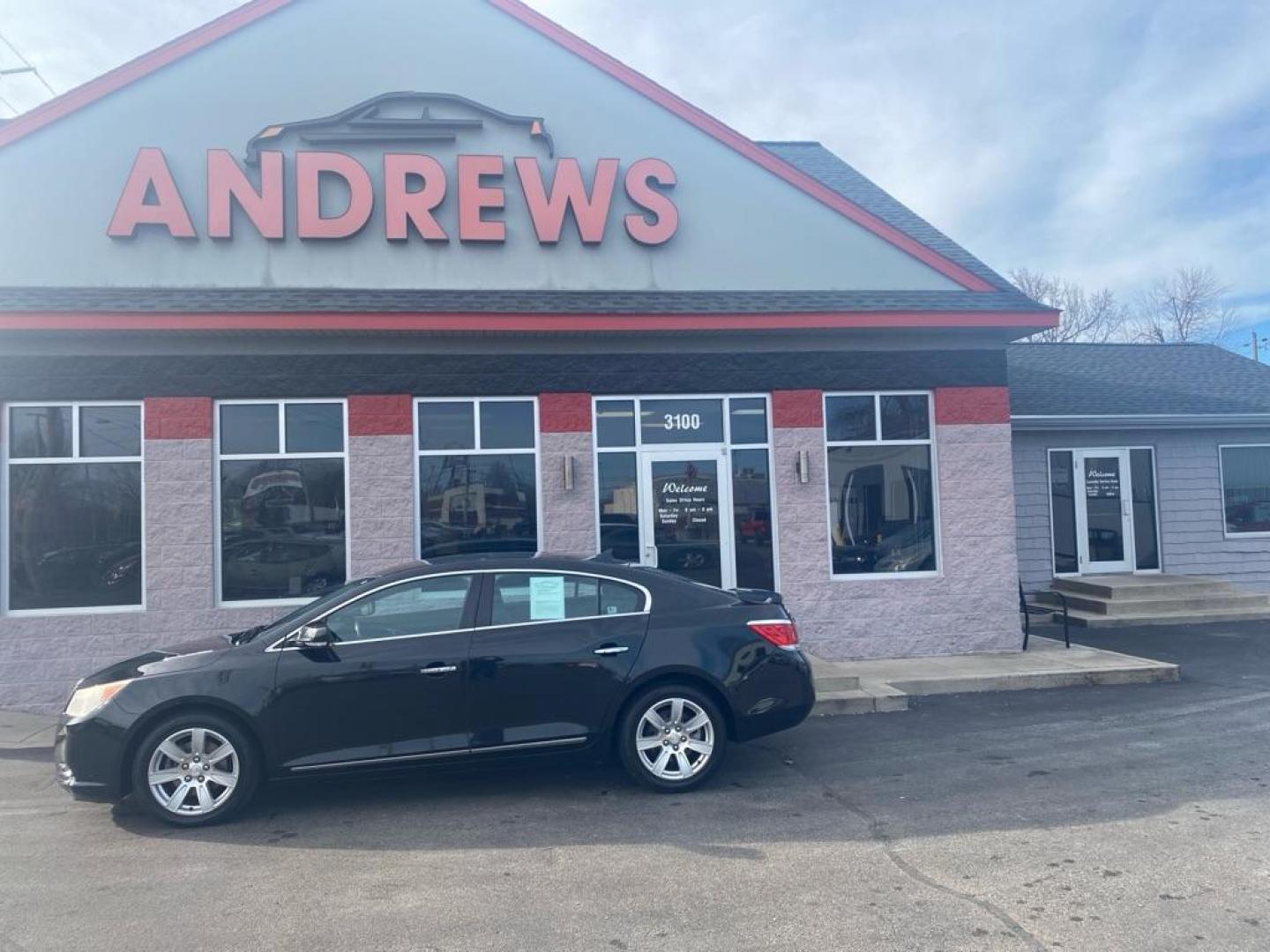2010 BLACK BUICK LACROSSE CXL (1G4GC5EG3AF) with an 3.0L engine, Automatic transmission, located at 3100 Covert Avenue, Evansville, IN, 47714, (812) 473-4492, 37.955418, -87.512238 - Photo#0