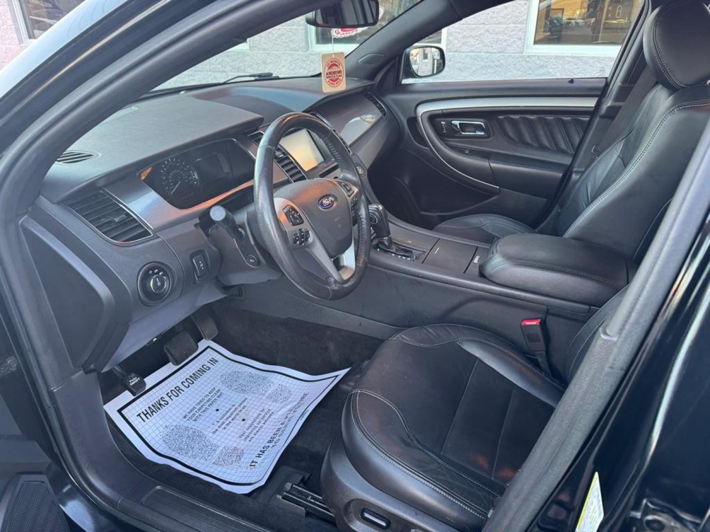 2015 BLACK FORD TAURUS SEL (1FAHP2H87FG) with an 3.5L engine, Automatic transmission, located at 3100 Covert Avenue, Evansville, IN, 47714, (812) 473-4492, 37.955418, -87.512238 - Photo#4