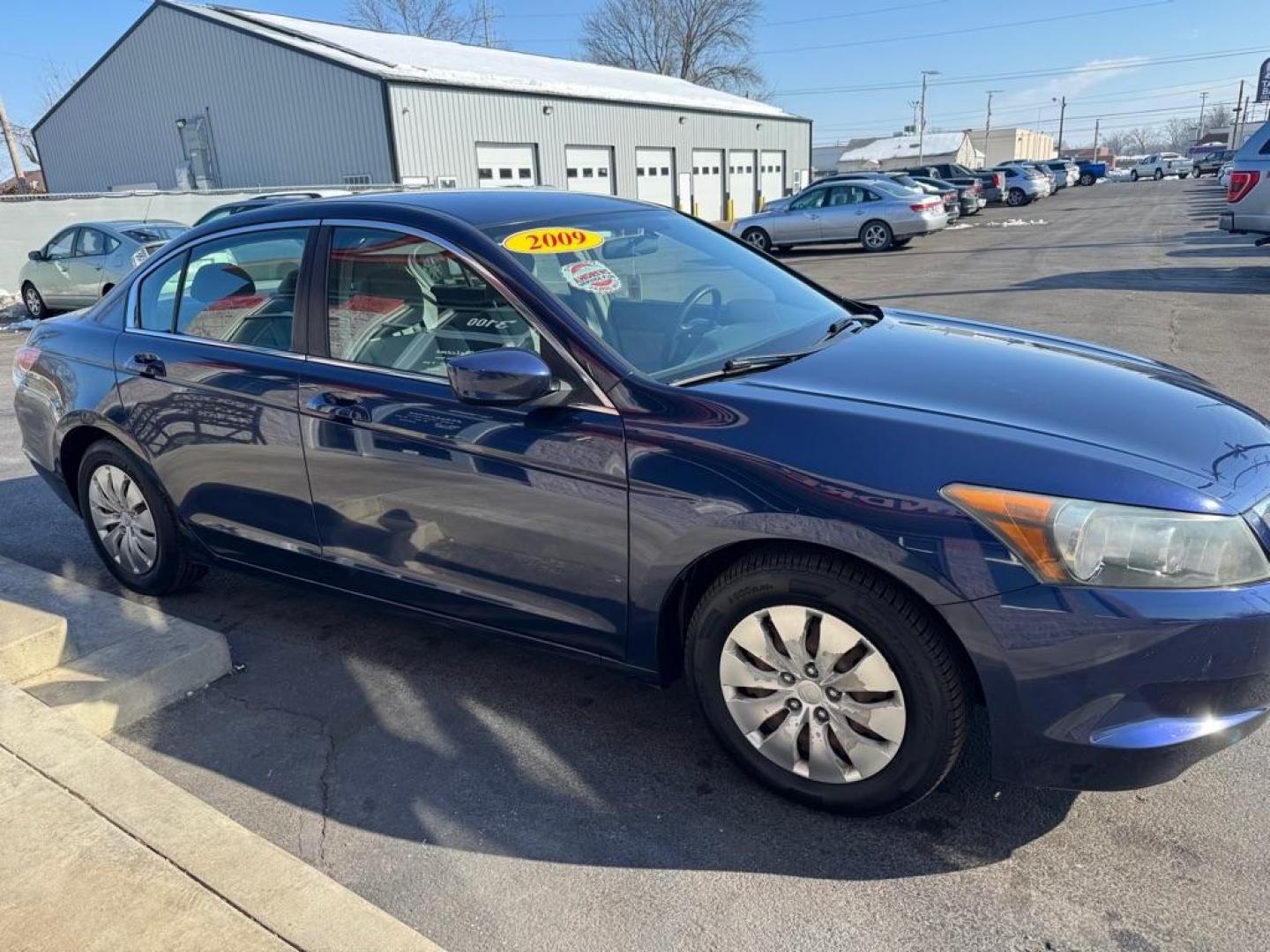 2009 BLUE HONDA ACCORD LX (1HGCP26349A) with an 2.4L engine, Automatic transmission, located at 3100 Covert Avenue, Evansville, IN, 47714, (812) 473-4492, 37.955418, -87.512238 - Photo#2