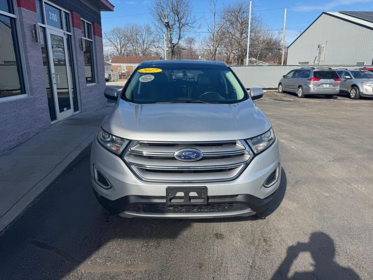 2017 SILVER FORD EDGE TITANIUM (2FMPK4K86HB) with an 3.5L engine, Automatic transmission, located at 3100 Covert Avenue, Evansville, IN, 47714, (812) 473-4492, 37.955418, -87.512238 - Photo#1