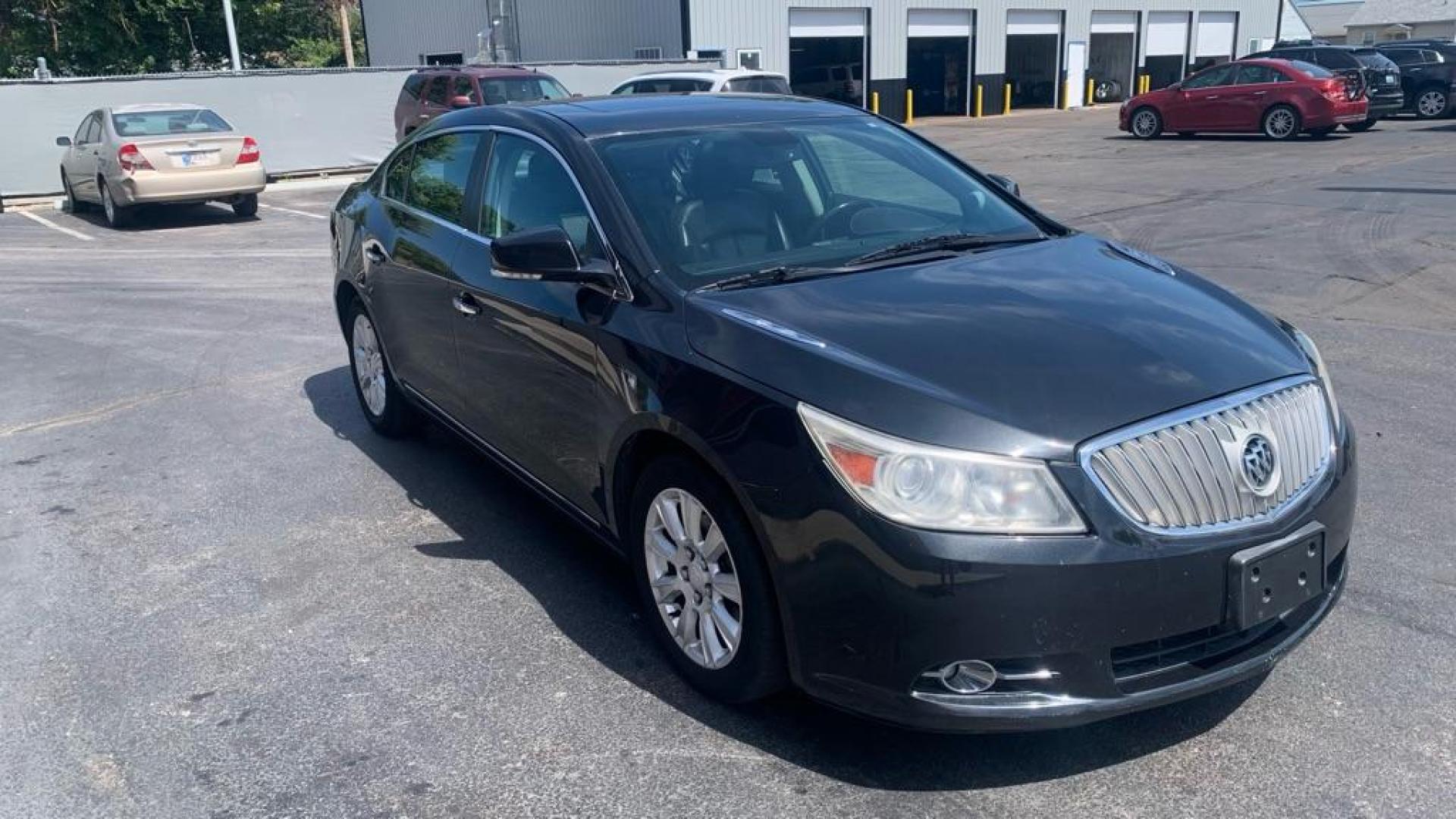 2012 BLACK BUICK LACROSSE PREMIUM (1G4GD5ER5CF) with an 2.4L engine, Automatic transmission, located at 3100 Covert Avenue, Evansville, IN, 47714, (812) 473-4492, 37.955418, -87.512238 - Photo#2