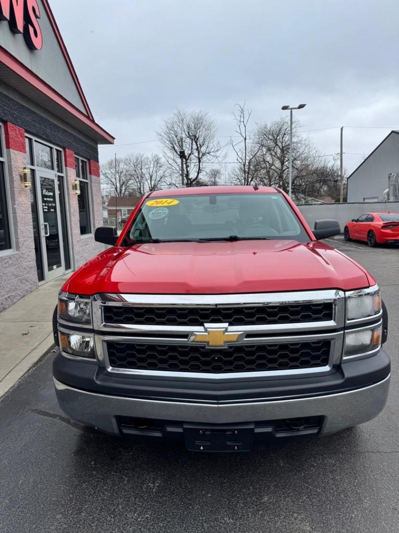2014 RED CHEVROLET SILVERADO 1500 (3GCUKPEH3EG) with an 4.3L engine, Automatic transmission, located at 3100 Covert Avenue, Evansville, IN, 47714, (812) 473-4492, 37.955418, -87.512238 - Photo#1