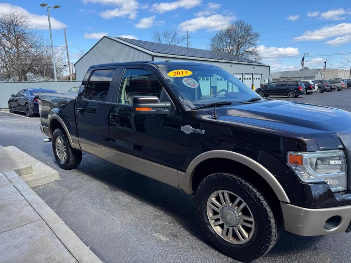 2013 BLACK FORD F150 SUPERCREW (1FTFW1EF9DK) with an 5.0L engine, Automatic transmission, located at 3100 Covert Avenue, Evansville, IN, 47714, (812) 473-4492, 37.955418, -87.512238 - Photo#2