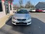 2013 SILVER HONDA ACCORD LX (1HGCR2F38DA) with an 2.4L engine, Continuously Variable transmission, located at 3100 Covert Avenue, Evansville, IN, 47714, (812) 473-4492, 37.955418, -87.512238 - Photo#1